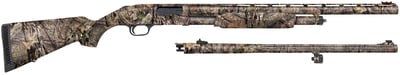 Mossberg 500 12g 24 Inch Camo Combo 24 Inch Rifled Slug Barrel/24 Inch Vent Rib XX-Full Choke Barrel  | 12GA | 015813532709