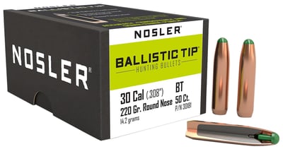 NOSLER 30 CAL 220GR 50CT  | .30 CARBINE | 054041301817