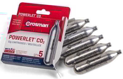 CROSMAN CO2 CARTRIDGE 5/CT | 028478023123