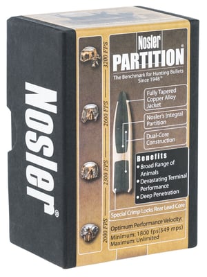 NOSLER 6.5MM 140GR SP PARTITION 50CT  | 6.5 | 054041163217