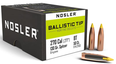 NOSLER 270 CAL 130GR 50CT  | .270 WIN | 054041271301