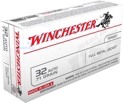 WIN USA 32ACP 71GR FMJ 50/500  | .32 ACP | 020892205475
