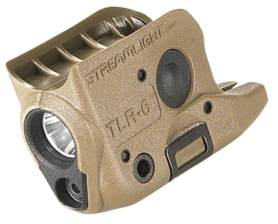 TLR-6 100LM GLOCK 42/43 FDE  TACTICAL LIGHT W/RED LASER | 080926692787