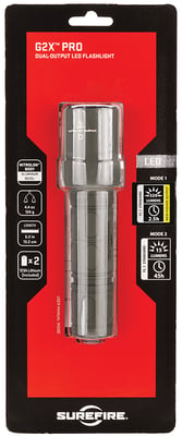 SUREFIRE G2X PRO 15/600LM 2XCR123A FOLIAGE POLYMER/ALUM CLICKY | 084871320368