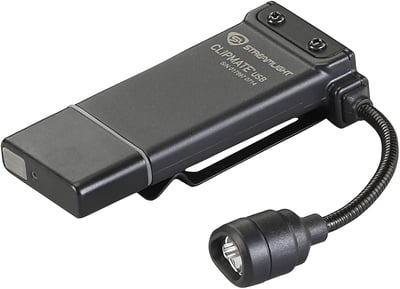 CLIPMATE USB RECHARGE BLACK  WHITE AND RED LEDS | 080926611269