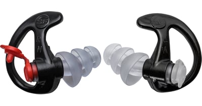 TRIPLE FLANGED, EARPLUGS, MEDIUM, 1 PAIR, BLK | 084871315197