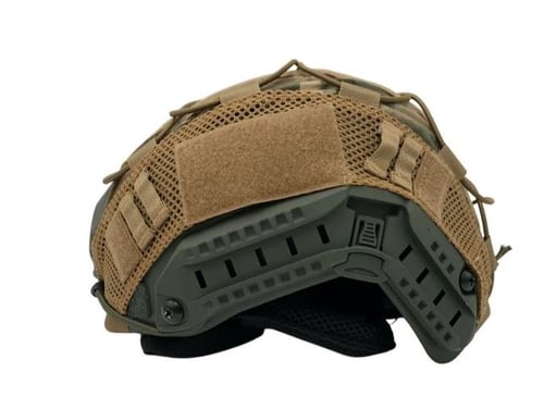 Guard Dog Tactical Level IIIa Ballistic Helmet - Universal Fit | 3.5 Lbs/Per | Green | Multicam Cover