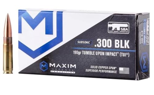 MAXIM  MXM49005  300BO     190GR TUI SBA   20/25 | 680017490058