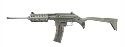SU22C, 22LR, 16 Inch Threaded Barrel, Adj Sights,Blue/Green Syn, Rail, Folding Stock, 26-rd  | .22 LR | 640832004366