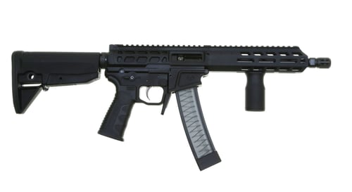  InchWraithworks WARSCORP9 Side-charging AR SBR - Black  9mm  8.5 Inch Inch Barrel  7 Inch Inch M-LOK Rail  Accepts Scorpion Mags  BCM Stock Inch | 810046200094