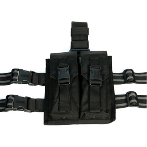 OMEGA ELITE M16 MAG 2-PCH BLKOMEGA Elite M-16 Mag Pouch Black - Carries two M-16/M4 30 round magazines - IVSback panel for increased ventilation added comfort - Made of 100 Denier nylon lined with closed cell foam - Drainage grommets in the bottom of poucheslined with closed cell foam - Drainage grommets in the bottom of pouches | 648018007248