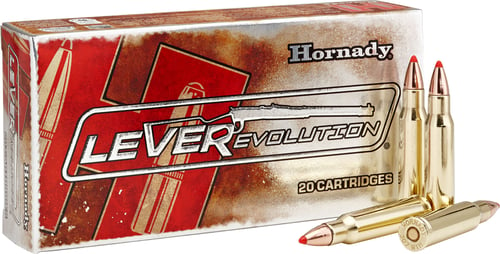 Hornady 8273 LEVERevolution  307 Win 160 gr 2650 fps Flex Tip eXpanding (FTX) 20 Bx/10 Cs