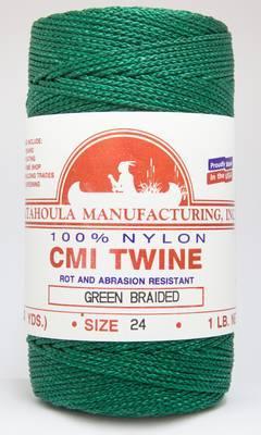 Catahoula 17136 Grn Braided NylTwine Sz36 1/4Lb Spl 300Lb Test | 096201171366