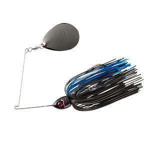 Booyah BYMT12602 Moon Talker Spinnerbait, 1/2 oz, Black/Blue | 719339069007