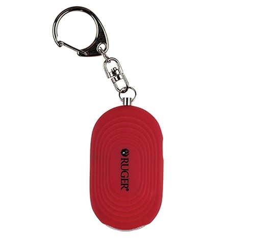 Sabre RUPA02 Ruger Personal Alarm w/LED Light Red 130 dB Includes Snap Hook