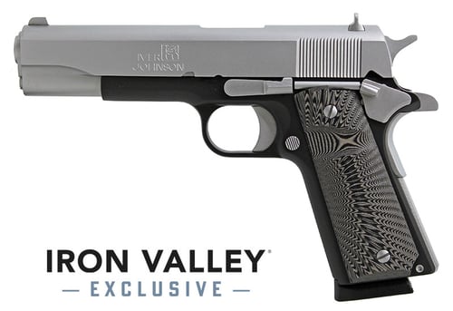 1911A1, 9mm, Government Size, 5 Inch Barrel,     Bl/Chrome, Walnut Grips, 9rd Mag | 9x19mm NATO | 796167791522