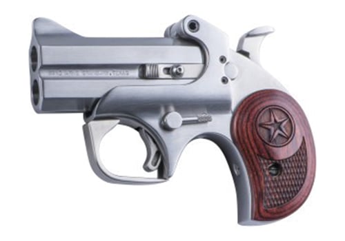Texas Defender, 45 Colt, 3 Inch Barrel, Fixed    Sights, Rosewood Grip, Stainless | .45 COLT | 855959001024