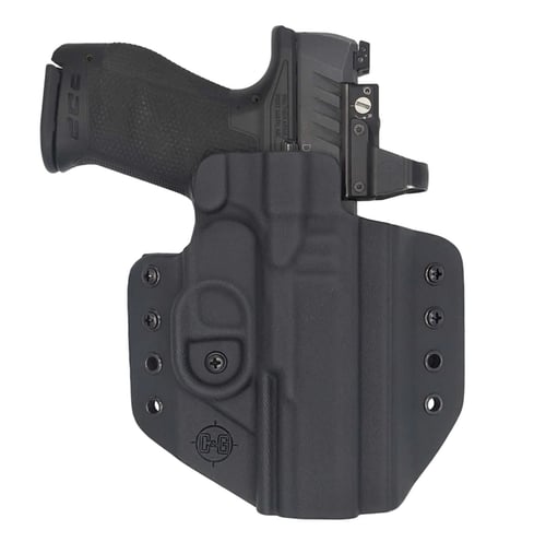C&G Holsters 826100 Covert  OWB Black Kydex Paper Fits Walther PDP Fits 4.50