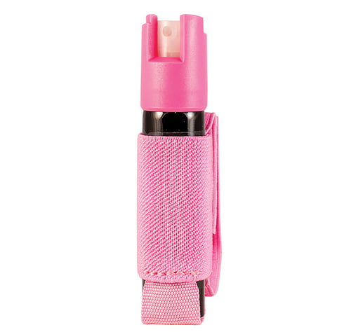 Rapid Strike Pepper Spray, Level 3, Safety   Top w/Jogger, Gel, .75 oz., Pink, Each | 814002023611