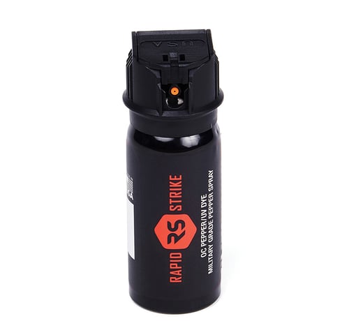 Rapid Strike Mark III Pepper Spray, Level 3, Tactical Flip Top, Gel, 1.8 oz, Black | 814002023499