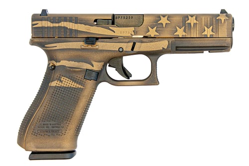 Glock PA175S204-BBBWFLAG G17 Gen5 9mm Luger 4.49