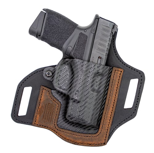 Rebel Holster, OWB, Right Hand, Water BuffaloBrown Leather/Kydex Hybrid, Sig P365 | 687121355525