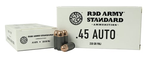 Red Army Standard AM3262 Red Army Standard  45 ACP 230 gr Full Metal Jacket (FMJ) 50 Bx/10 Cs
