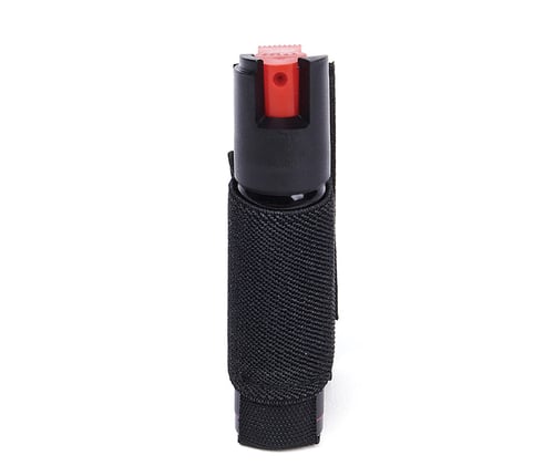 Rapid Strike Pepper Spray, Level 3, Safety   Top w/Jogger, Gel, .75 oz, Black, Each | 814002023390