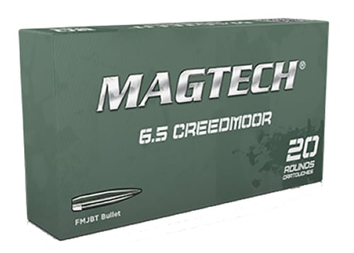 Magtech 65A Tactical/Training  6.5 Creedmoor 140 gr 2660 fps Full Metal Jacket Boat-Tail (FMJBT) 20 Bx/25 Cs
