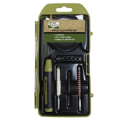 22 CAL 12 PC RIFLE CLEANING KIT HARD CSRifle Cleaning Kit - 12 Piece Custom cased rifle cleaning kit designed for cleaning .22 or .30 caliber rifles