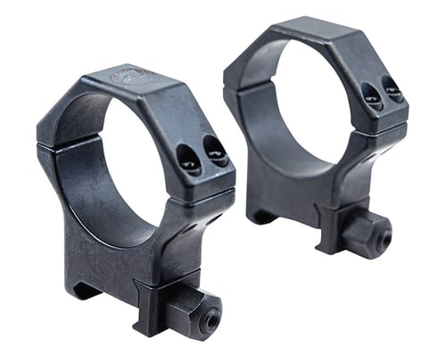 30mm Hardened Steel Picatinny Rings 8MM Black | 019962529665