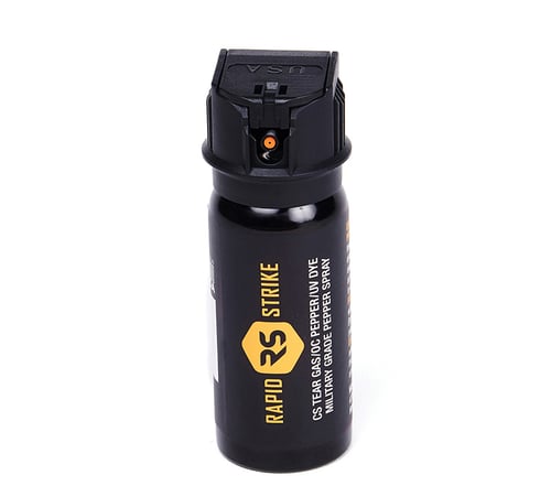 Rapid Strike Mark III Pepper Spray, Level 3, Tactical Flip Top, Stream, 1.8 oz, Black | 814002023505