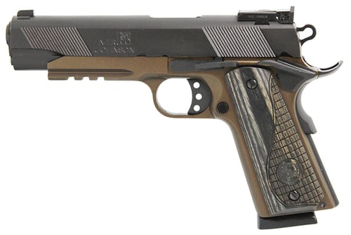 Eagle LR, 45ACP, 5 Inch Barrel, Adj Sights, MatteBlued/Midnight Bronze, Light Rail, 8rd Mag | .45 ACP | 712195498790