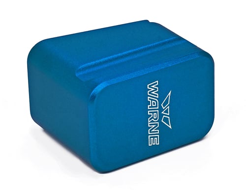 Warne 3112 Fits Glock 17/22, Blue Capacity 5/9mm, 4/.40 | 9x19mm NATO | 656813107643