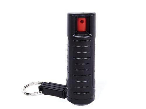 Rapid Strike Pepper Spray, Level 3, Hard Casew/Breakaway Key Ring, Stream, .5 oz, Each | 814002023475