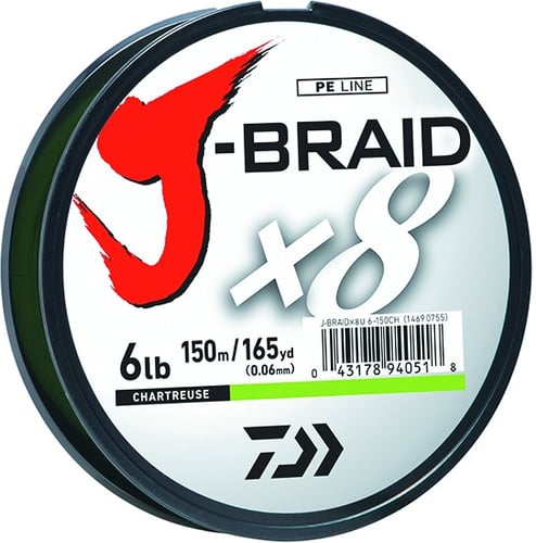 JBRAID JBRAIDX8, Filler Spool, Chartreuse  40lb 150 yds - HMEs Safety Vest constructed of a s | 043178131879