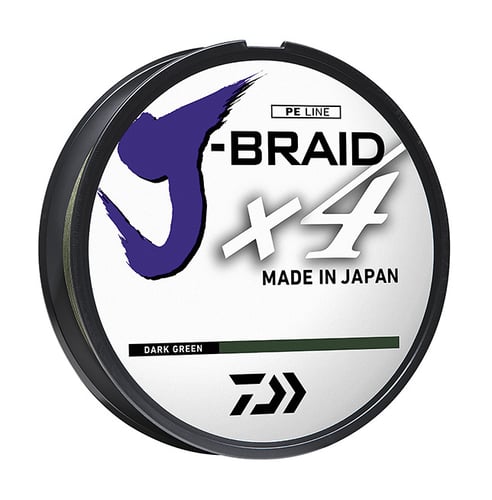 Daiwa JB4U80-150DG J-Braid x4 4 Strand Braided Line 80lb 150yd