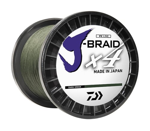 Daiwa JB4U30-3000DG J-Braid x4 4 Strand Braided Line 30lb 3000yd