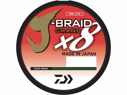 Daiwa JBGD8U8-150DG J-Braid x8 Grand 8 Strand Braided Line 8lb