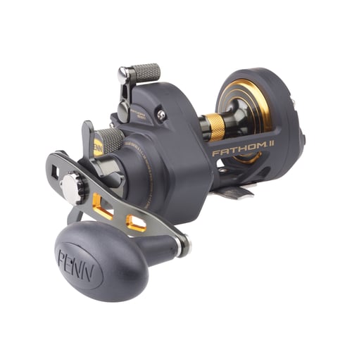 PENN Fathom II Star Drag Reel reels MATERIAL  1505238 Mono Cap 420/30 325/40 240/50 Gear Ratio 6.11 - Obskura Transitional Medium | 031324046382