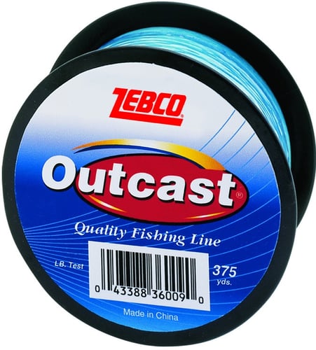 Zebco 300215 Outcast Mono 15lb 300yd Clear