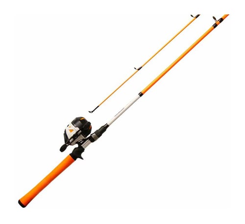 Zebco ROAM3OR602M.NS3 Roam Spincast combo, Orange, 6', 2pc, Med pwr