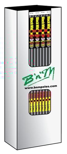 BM SK1 BnM Black Widow Ready Rig Telecopic Rod Sidekick Display. 40 | 046392191179