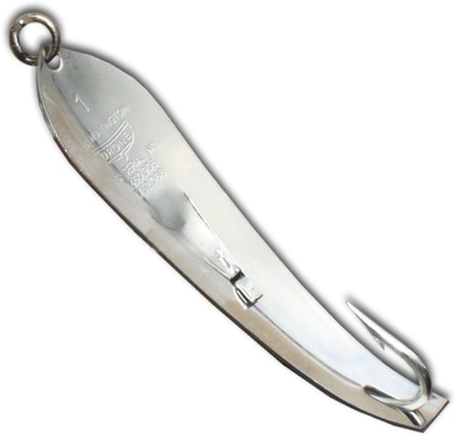 Huntington 1 Original Drone Spoon 3 1/4 Inch, 3/8 oz, 5/0 Hook, Stainless | 053451000303