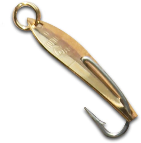 Huntington 000G Original Drone Spoon, 2 1/4 Inch, Sz 6 Hook, Gold | 053451000105