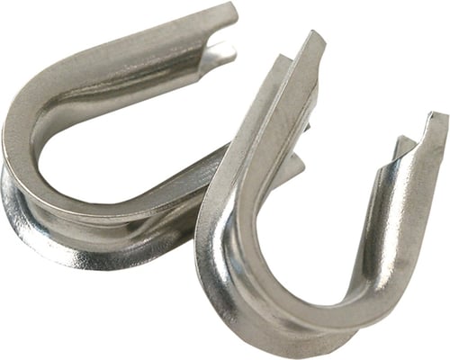 Billfisher SSTHM10 Stainless Steel Thimbles Med 10Pk | 096337001322