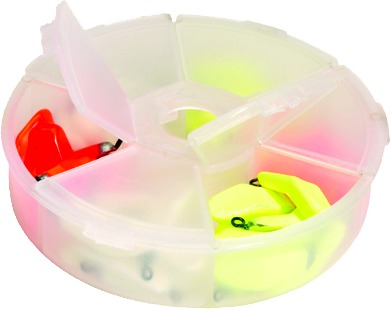 Plano 104100 Round Compartment Large Clear Compact