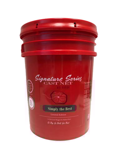 Fitec 135100 Signature Series 10 Castnet, 1/2 Inch Mesh, 21.2lbs, Clear | 017341135100