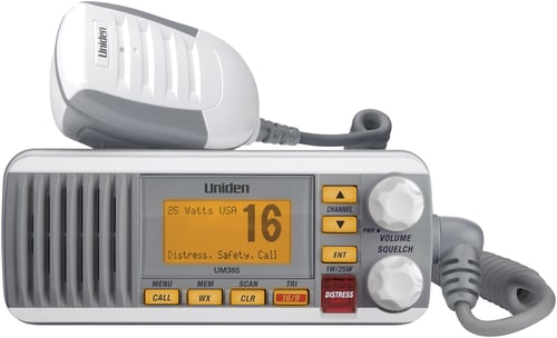 Uniden UM385 Fixed Mount VHF Radio White