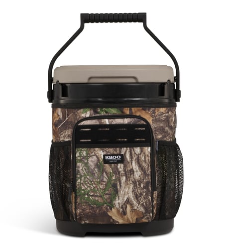 Igloo 63550 Sportsman Buddy Bucket 5 Gallon/20 Qt., Realtree Edge | 034223635503